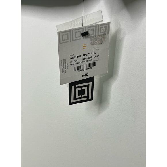 New Liz Claiborne Graphic Long Sleeve Blouse Top Back Art to Wear Office‎ Dark S - Picture 3 of 9